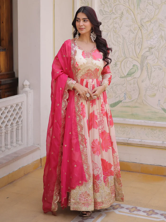 Embroidered Designer Gown